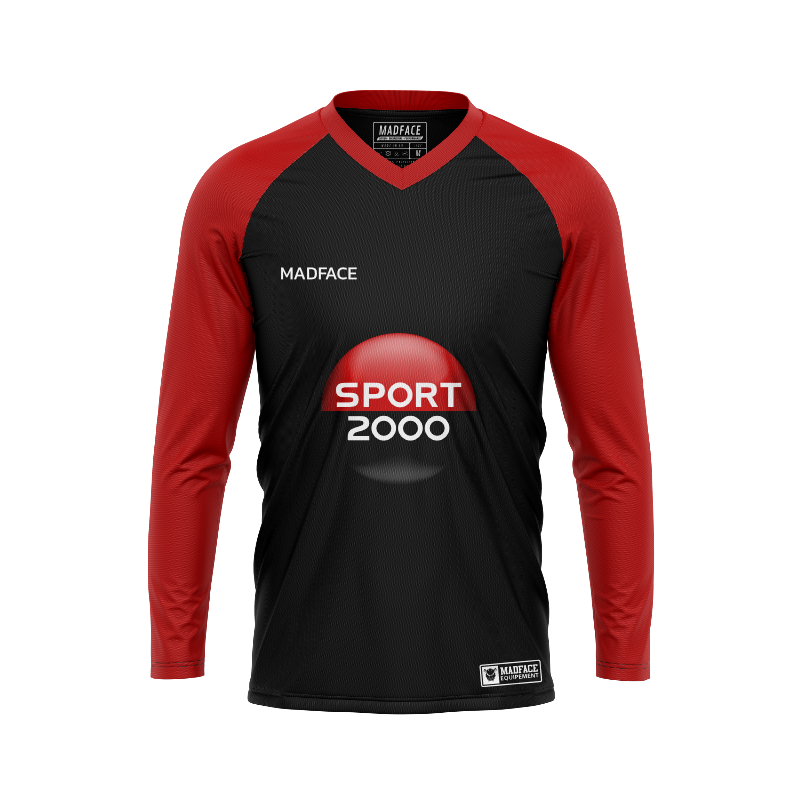 Maillot manches longues raglan - Col V